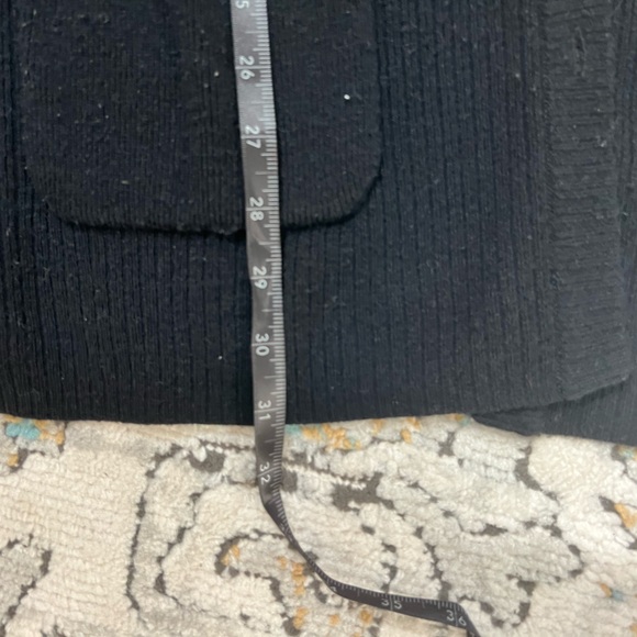 Via Passport Vintage Black Sleeveless Knit Cardigan - Picture 5 of 9